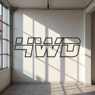 Sticker Autocollant 4wd auto AM87483