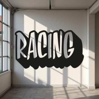 Sticker Autocollant racing auto AM87530