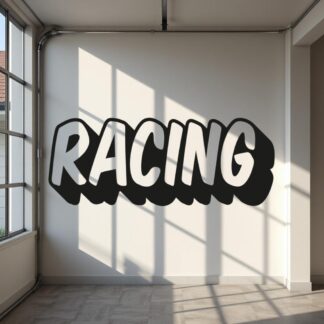 Sticker Autocollant racing auto AM87533