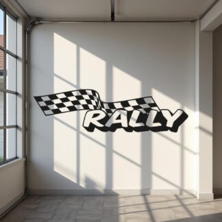 Sticker Autocollant rally auto AM87536