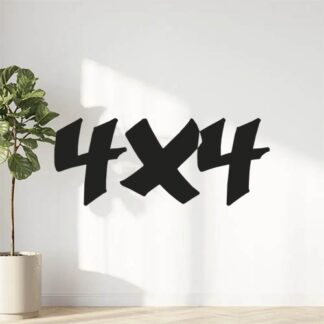 Sticker Autocollant 4x4 auto AM87577