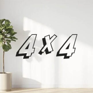 Sticker Autocollant 4x4 auto AM87578