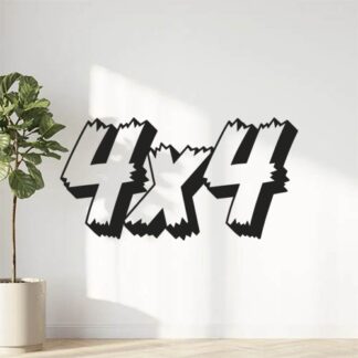 Sticker Autocollant 4x4 auto AM87579