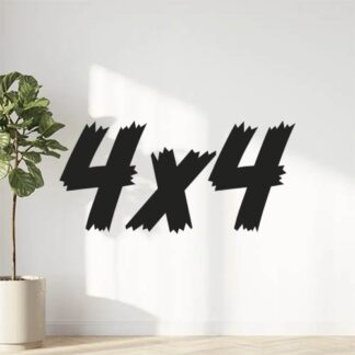 Sticker Autocollant 4x4 auto AM87581