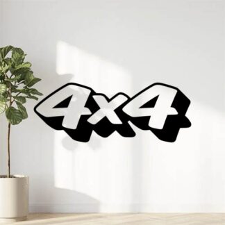 Sticker Autocollant 4x4 auto AM87583