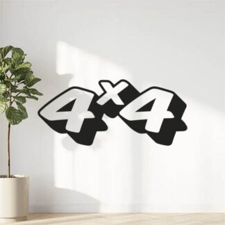 Sticker Autocollant 4x4 auto AM87584