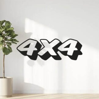Sticker Autocollant 4x4 auto AM87585