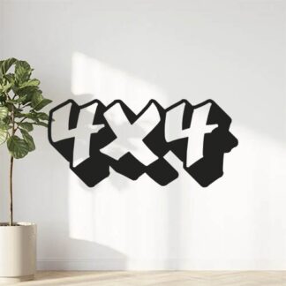 Sticker Autocollant 4x4 auto AM87588