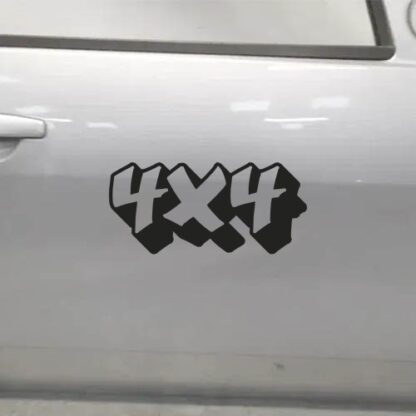 Sticker Autocollant 4x4 auto AM87588