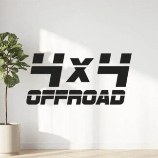 Sticker Autocollant 4x4 offroad auto AM87592