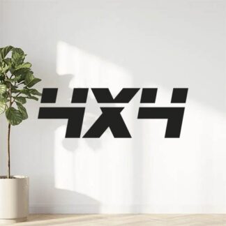 Sticker Autocollant 4x4 auto AM87594