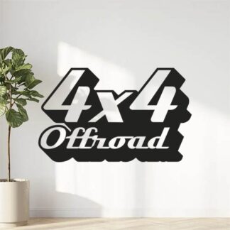 Sticker Autocollant 4x4 offroad auto AM87595