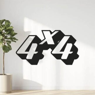 Sticker Autocollant 4x4 auto AM87596