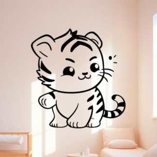Sticker Autocollant chat animaux  AN1A33