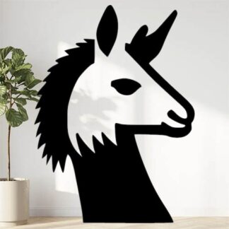 Sticker Autocollant lama  animaux  AN2424