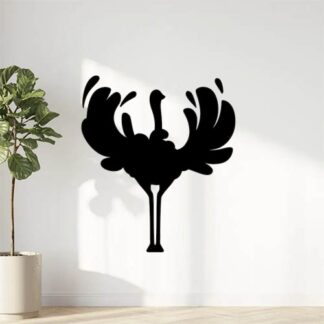 Sticker Autocollant oiseau autruche animaux  AN2431