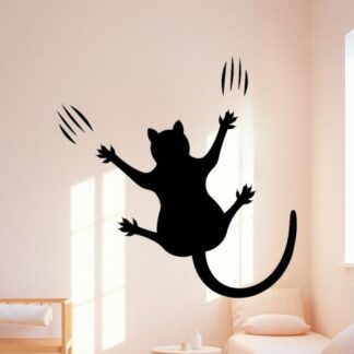 Sticker Autocollant chat animaux  AN2448