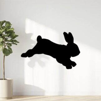 Sticker Autocollant lapin lievre chasse animaux  AN2460