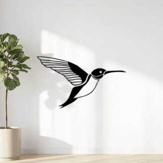 Sticker Autocollant colibri oiseau animaux  AN557