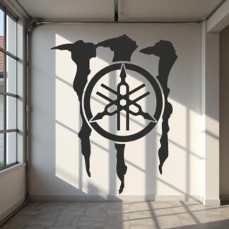 Sticker Autocollant  yamaha monster moto AN87292