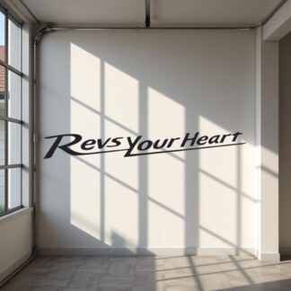 Sticker Autocollant  yamaha revs your heart moto AN87295
