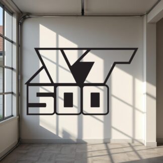 Sticker Autocollant yamaha xt500 moto AN87312