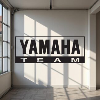 Sticker Autocollant yamaha team moto AN87324