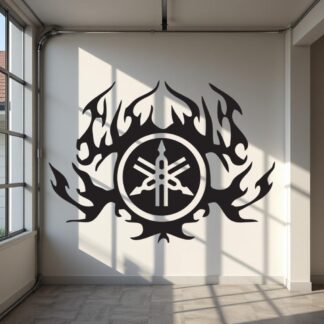 Sticker Autocollant  yamaha  moto AN87332