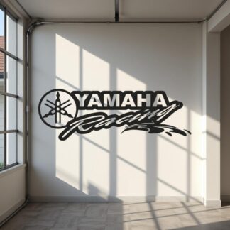 Sticker Autocollant yamaha racing moto AN87384