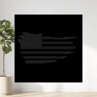 Sticker Autocollant drapeau américain 4x4 army  ANI0823