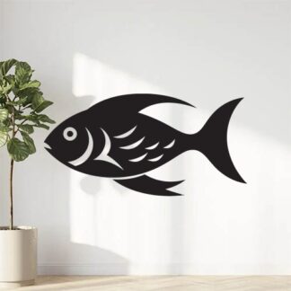 Sticker Autocollant poisson peche animaux  ANI100