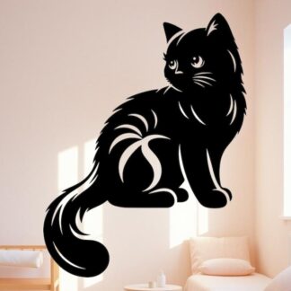 Sticker Autocollant chat animaux  ANI1036