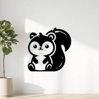 Sticker Autocollant ecureuil animaux  ANI1042
