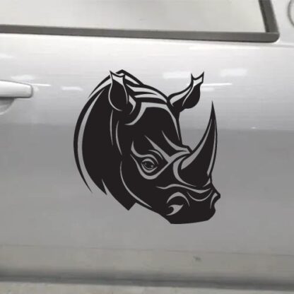 Sticker Autocollant rhinoceros animaux  ANI107