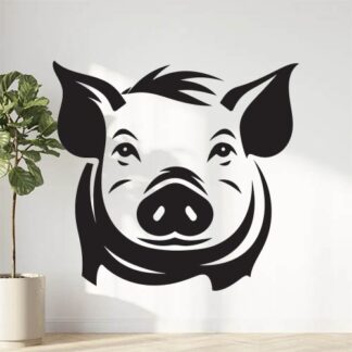 Sticker Autocollant cochon animaux  ANI111