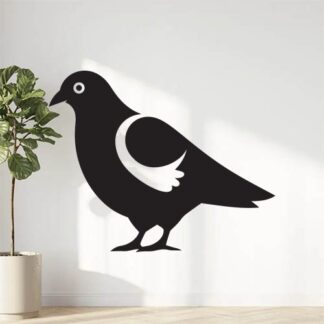 Sticker Autocollant oiseau pigeon animaux  ANI112