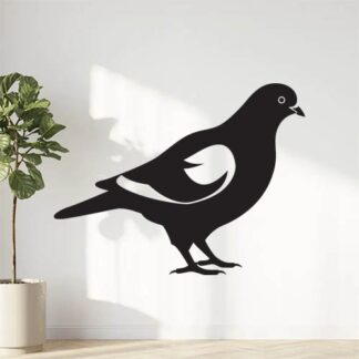 Sticker Autocollant oiseau pigeon animaux  ANI118