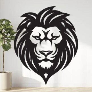 Sticker Autocollant lion animaux  ANI123