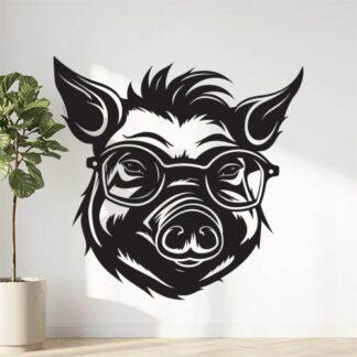 Sticker Autocollant cochon animaux  ANI127