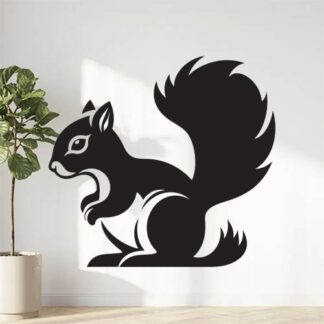 Sticker Autocollant ecureuil animaux  ANI135