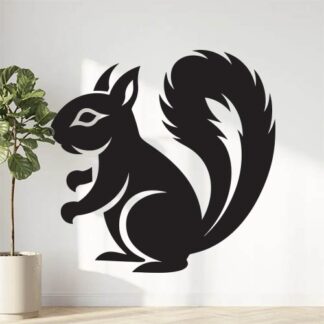 Sticker Autocollant ecureuil animaux  ANI137