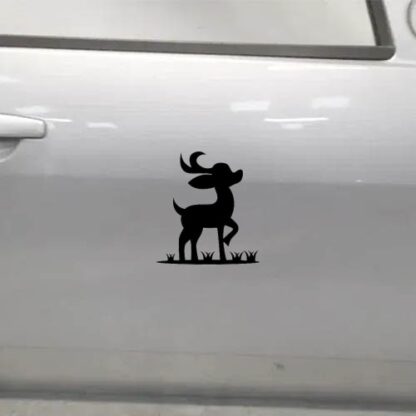 Sticker Autocollant bambi biche cerf animaux  ANI18744