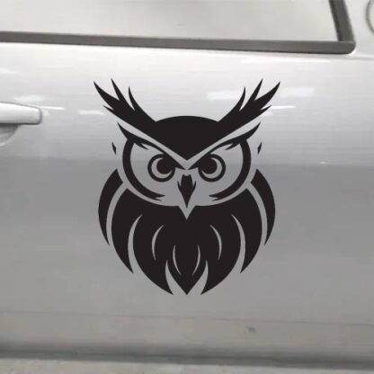 Sticker Autocollant hibou chouette animaux  ANI2112