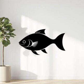 Sticker Autocollant poisson pêche animaux  ANI883