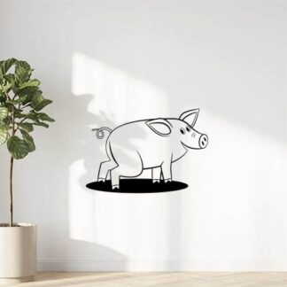 Sticker Autocollant cochon animaux  ANI895