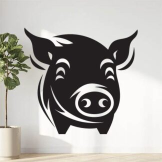 Sticker Autocollant cochon animaux  ANI91