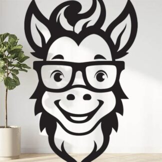 Sticker Autocollant cheval poney equide animaux  ANI917