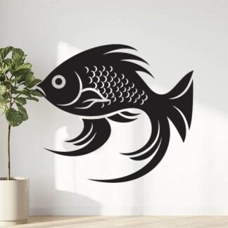 Sticker Autocollant poisson peche animaux  ANI99
