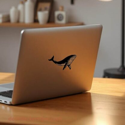 Sticker Autocollant baleine marin animaux  ANX21003