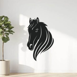 Sticker Autocollant cheval equide animaux  ANX21015